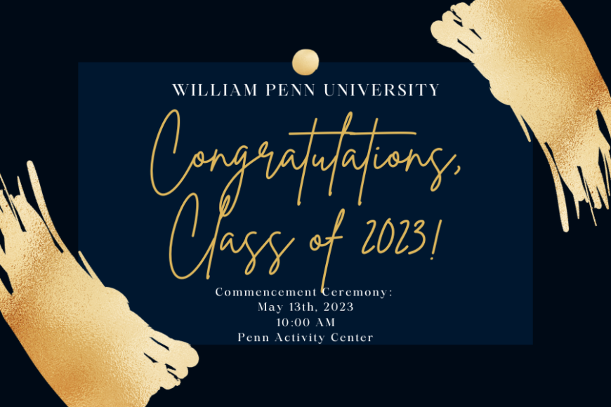 2023 Commencement William Penn University 7693