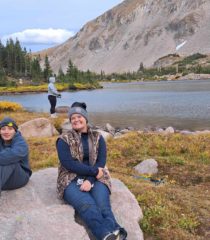 Maddie, Joy, Phoebe Twin Crater Lakes